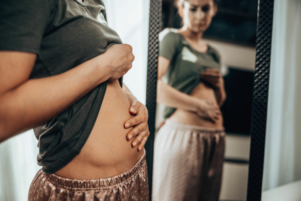 kvinna gravid